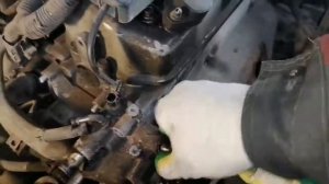 Honda Civic ES1 d15b замена корпуса термостата