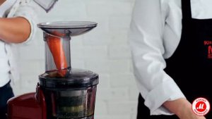 Фреш-микс из рукколы, апельсинов, огурцов и моркови с KitchenAid