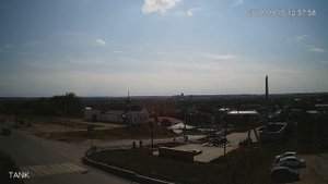 Небо над городом Михайлов Рязанской области, сентябрь 2018