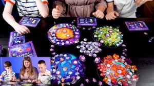 Играем в "Тайны галактики" | Космическая настольная игра ходилка | Летсплей с детьми