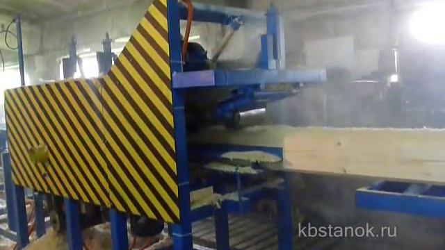 Станок четырехсторонний для профилирования бруса "ФЛАГМАН". смотреть онлайн