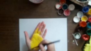 Мастер-класс "Рисуем ладошкой"