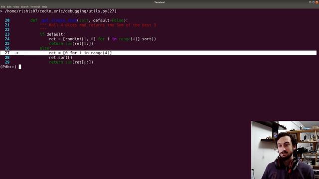 Python Debugging con PDBPP смотреть онлайн