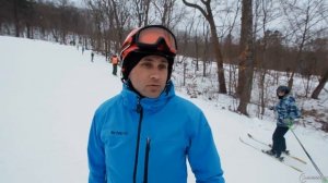 Горнолыжная школа. Урок 8 - Укол палкой и базовый поворот на параллельных лыжах