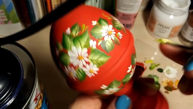 Роспись декоративной шкатулки-яйца 3 часть смотреть онлайн