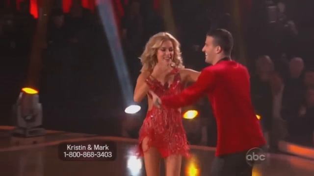 Kristin Cavallari and Mark Ballas Dancing with the Stars - samba