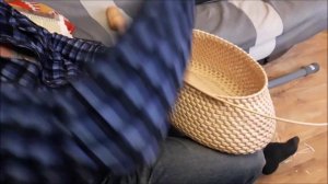 Плетение грибной корзины часть 3