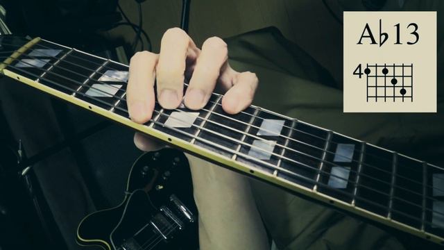 Jazz Guitar Chords And Walking Bass / Lullaby Of Birdland /How To Play Jazz With Plain Chords