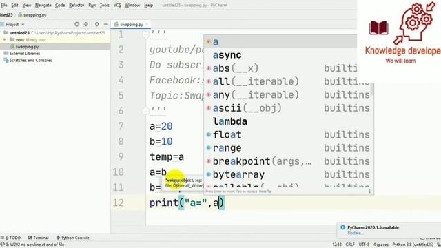 Python Tutorial for Beginners : 11 | Python Tutorial | Knowledge developer смотреть онлайн