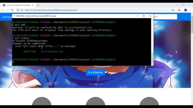 GIT tutorial 9 - Eliminando commits con GIT (git reset --hard) смотреть онлайн