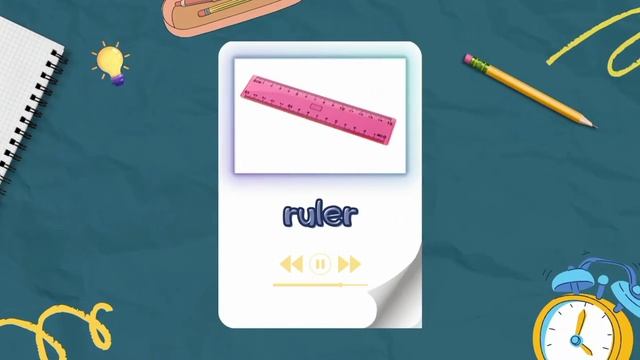 School items. Шкільні предмети. Англійська мова для дітей