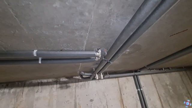 Монтаж отопления с водоснабжением в каркасном доме.