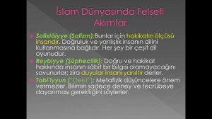 İslam Felsefesi-1- ÖABT