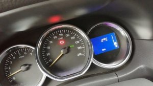 Работа бортового компьютера Дастер