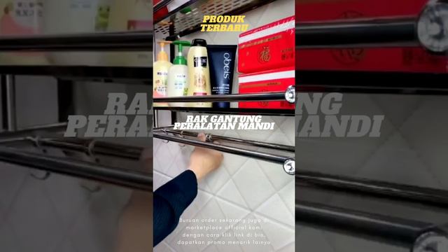 RAK GANTUNG PERALATAN KAMAR MANDI #Short