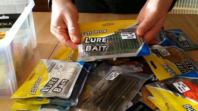 Китайские силиконовые приманки от ES Fishing с АлиЭкспресс смотреть онлайн