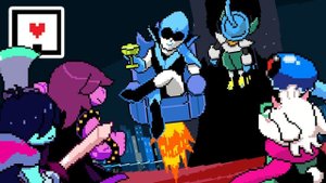 DELTARUNE прохождение часть 11 бой с королевой