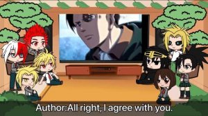 Class 1A react to Deku as Levi |AU| BNHA/MHA || GCRV |I No Ships ||