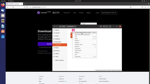 Instalação do Insomnia no Linux смотреть онлайн