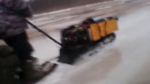 мотобуксировщик "конек горбунек" 9сил