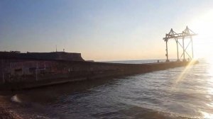 Песчаный пляж в Крыму. Поселок Песчаное.