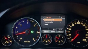 Reset service VW Touareg 2008