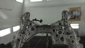 Покраска подрамника, хонда срв