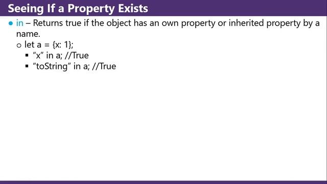 JavaScript Objects