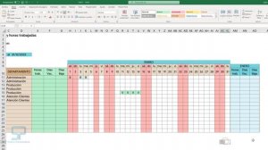 ✅ Plantilla para GESTIÓN de EMPLEADOS [ horas trabajadas + vacaciones ] en Excel