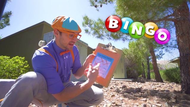 Learn Farm Animals for Children with Blippi | Egg Hunt Bingo! смотреть онлайн