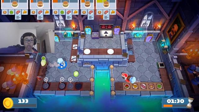 Overcooked: Throwing both food and the game смотреть онлайн