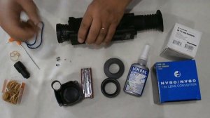 Mounting a doubler adapter for lens converter in a Pulsar N770