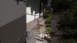 Стяжка отошедшей от дома пристройки