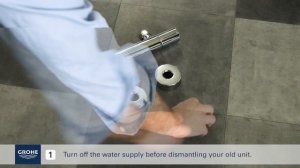 GROHЕ установка смесителя для душа с термостатом