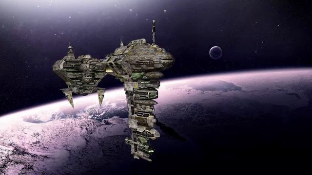 Frigate flying through space смотреть онлайн