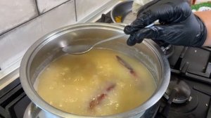 ГОРОХОВЫЙ СУП с копченостями! Рецепт супа горохового с ребрышками.