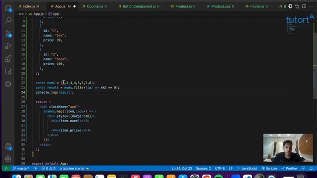Map, Filter and Reduce in React JS | React JS Tutorial for Beginners | Tutort Academy