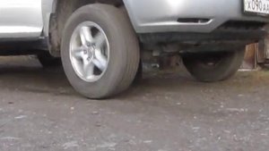 Тест на полноприводность Toyota Harrier