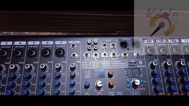 Professional 16 Channel Audio Mixer, 15 Mono & 1 Stereo Channe l7-Band EQ, For Studio (16 Channel) смотреть онлайн