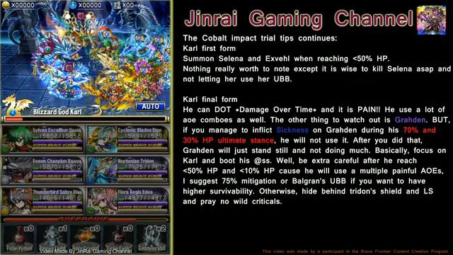 Brave Frontier Extrial 03 The Cobalt Impact aggressive run