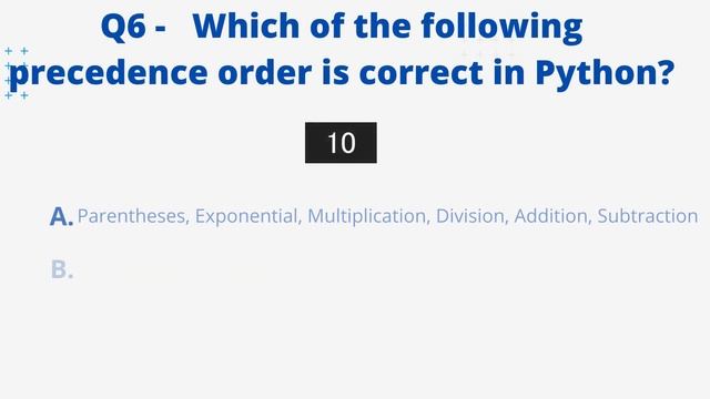 Python MCQ (Multi Choice Questions) with Answers Online Practice Test 2021 (Part -2)