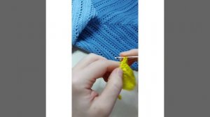 Бактус из одного мотка Alize Ombre Batik. Простой узор. #бактус #бактускрючком