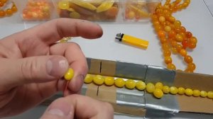 Сделать янтарные бусы своими руками