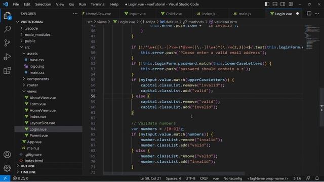 Part-26 | step by step learn vue js 3 from beginner to advance in hindi | Email & Password validate