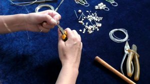 Мастер-класс "Славянские серьги-двойчатки"