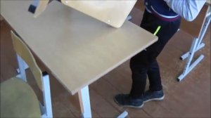 Регулировка школьной мебели по высоте (4 вариант)