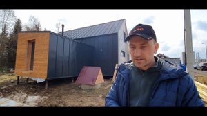 Каркасный дом Барн-Хаус.  Обзор на финише работ.