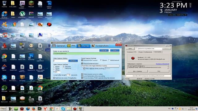 Bandicam vs Fraps|Чем снимать?| смотреть онлайн