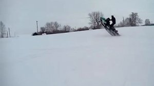 Arctic cat M8 HCR153 вилли на снегоходе