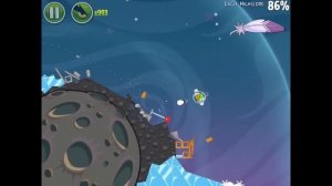 Angry Birds Space Fry Me to the Moon 3-10 Space Eagle Walkthrough